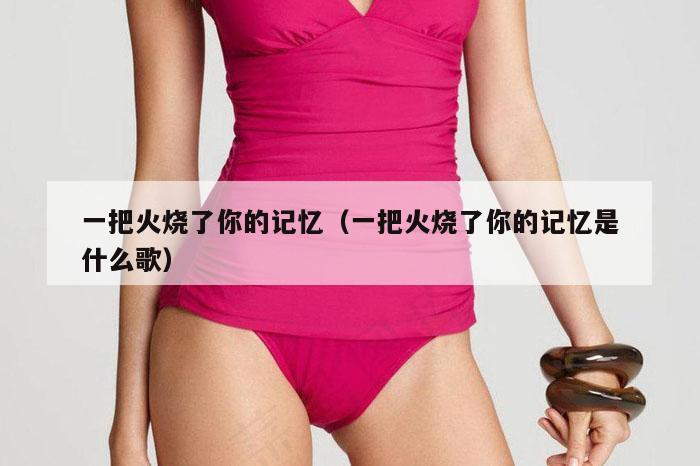 一把火烧了你的记忆（一把火烧了你的记忆是什么歌）